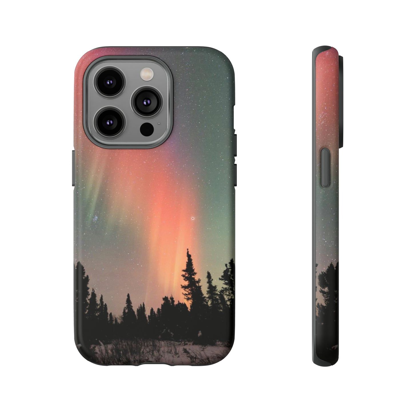 Red Aurora Tough Phone Case