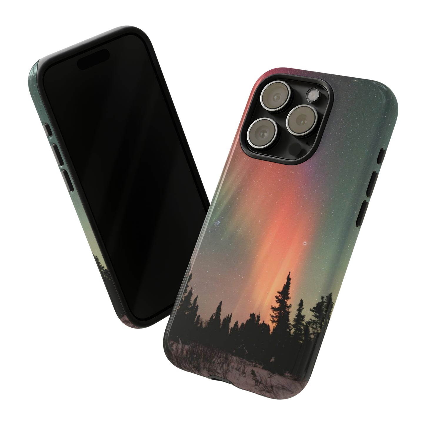 Red Aurora Tough Phone Case