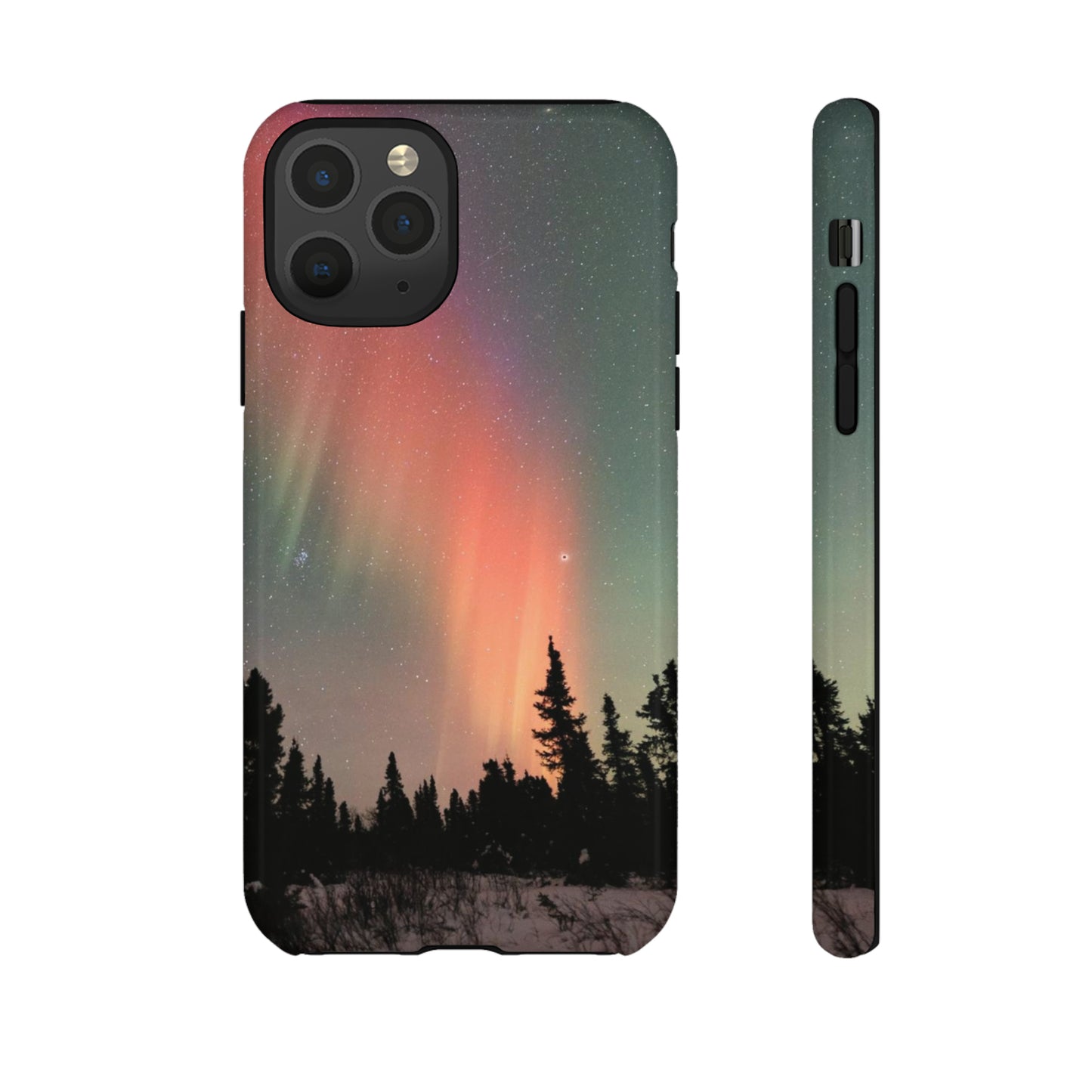 Red Aurora Tough Phone Case