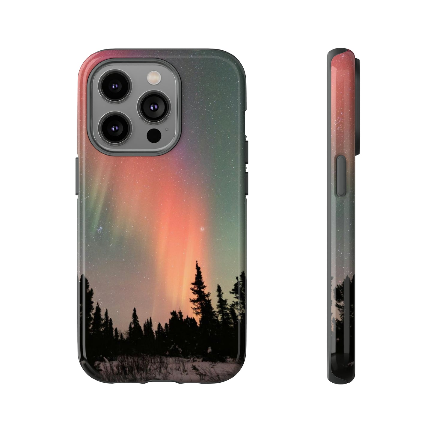 Red Aurora Tough Phone Case