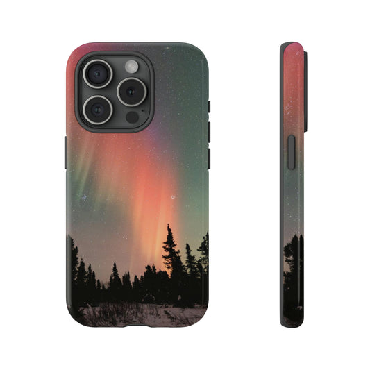 Red Aurora Tough Phone Case