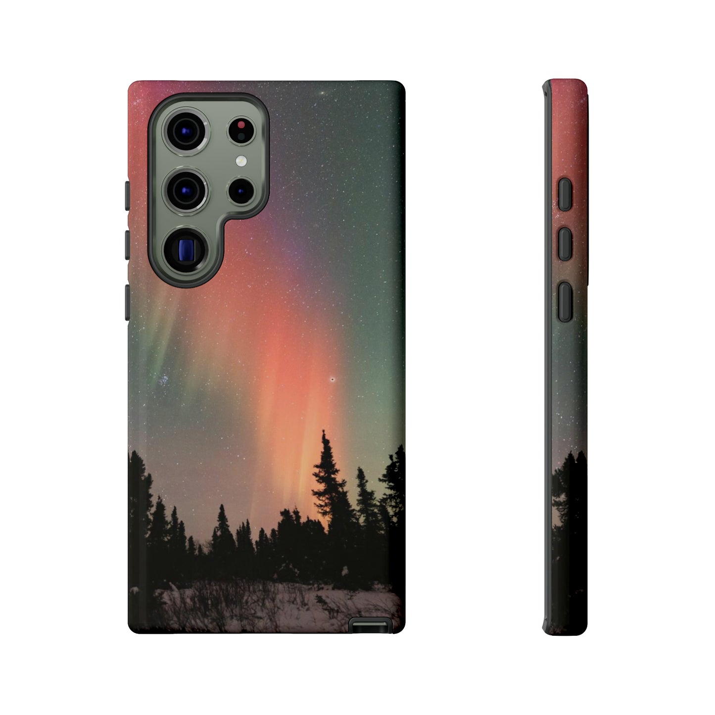 Red Aurora Tough Phone Case