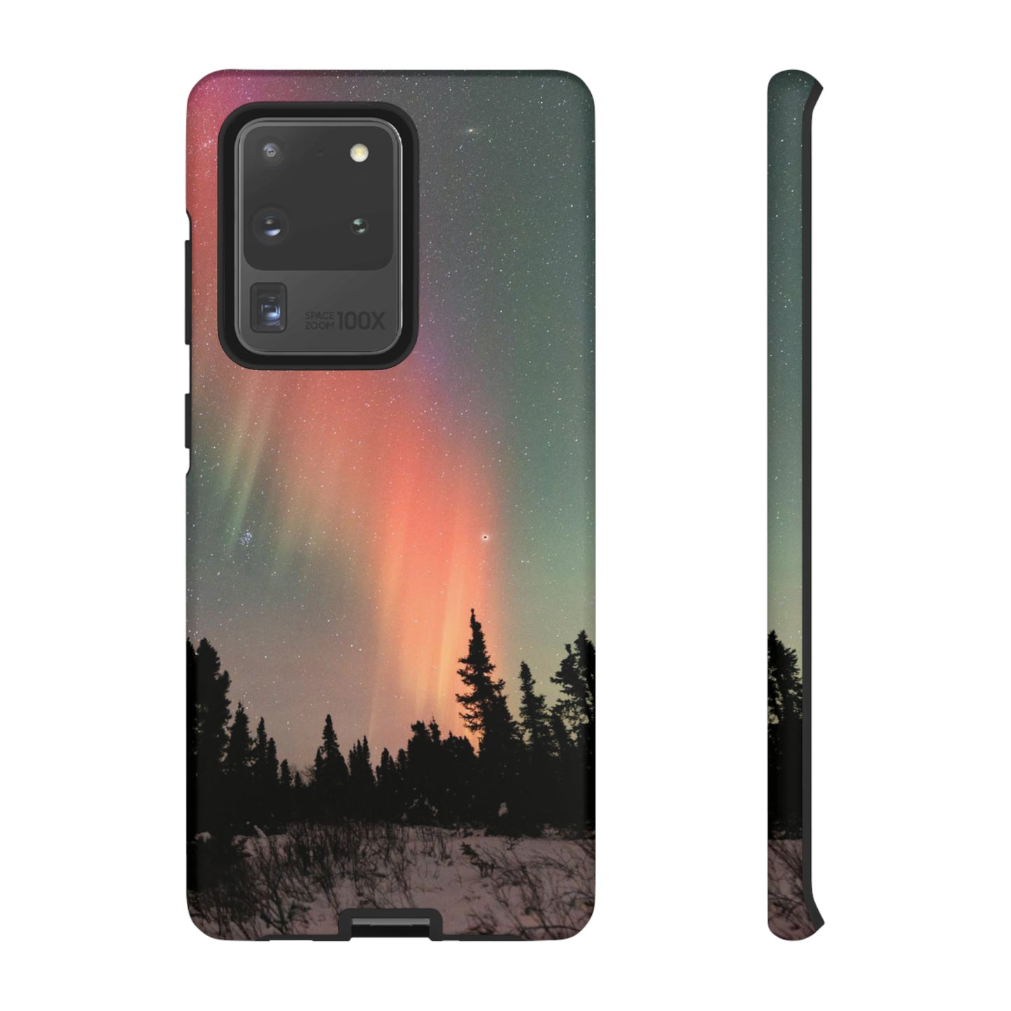 Red Aurora Tough Phone Case