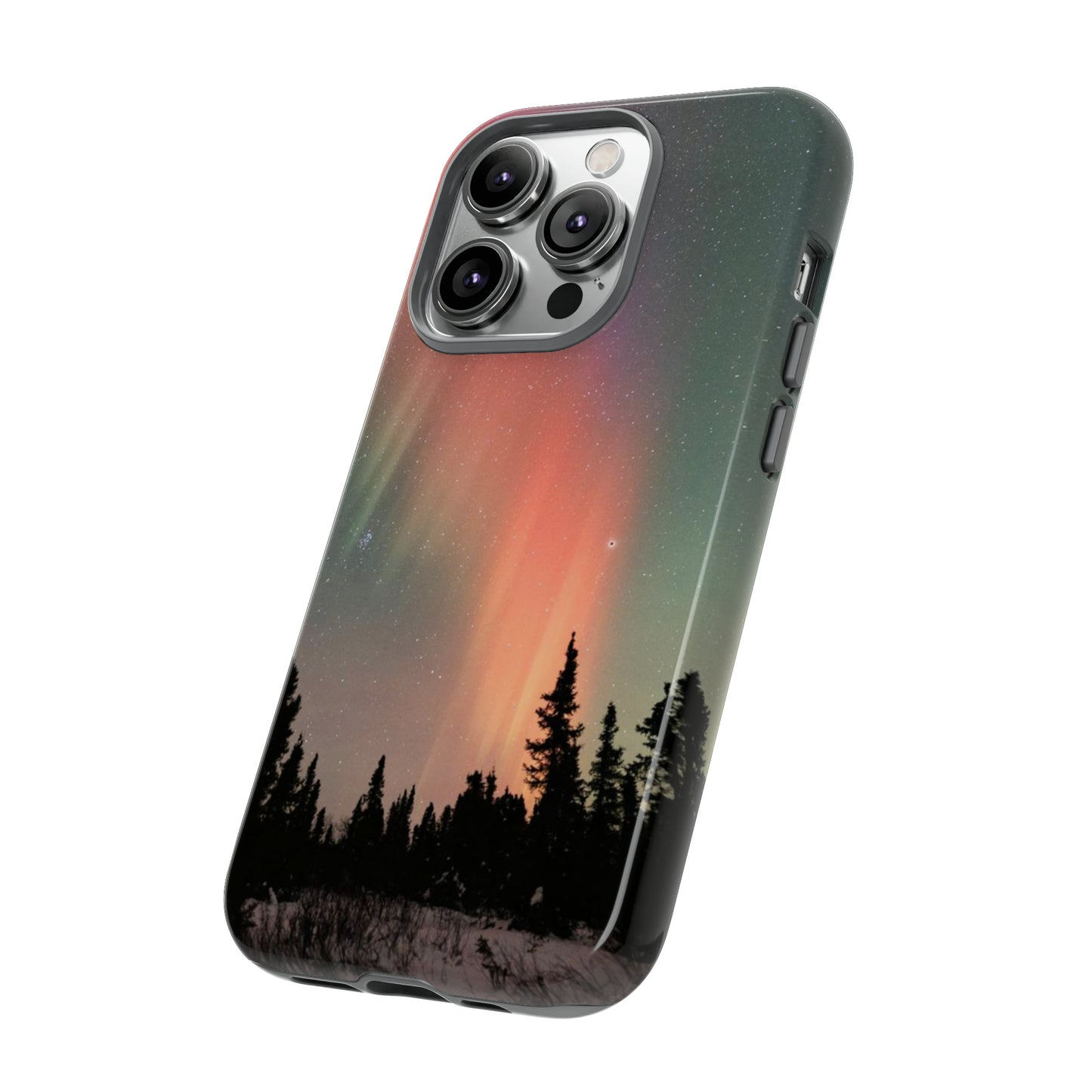 Red Aurora Tough Phone Case