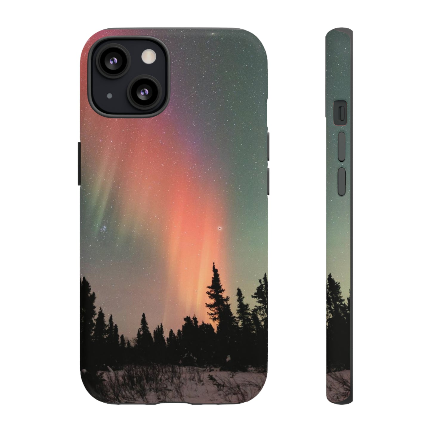 Red Aurora Tough Phone Case