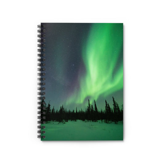 Aurora Borealis Spiral Notebook - Ruled Line