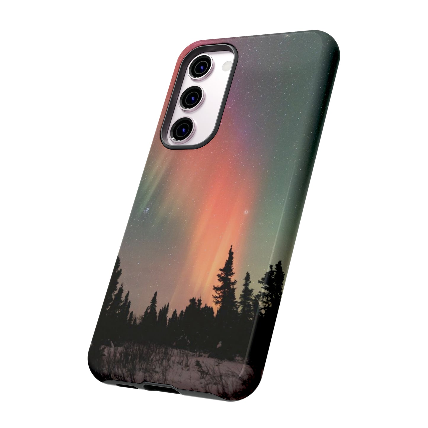 Red Aurora Tough Phone Case