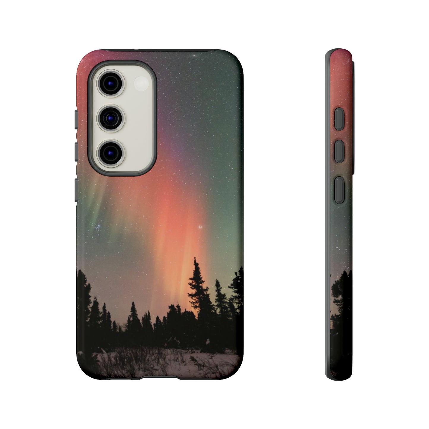 Red Aurora Tough Phone Case