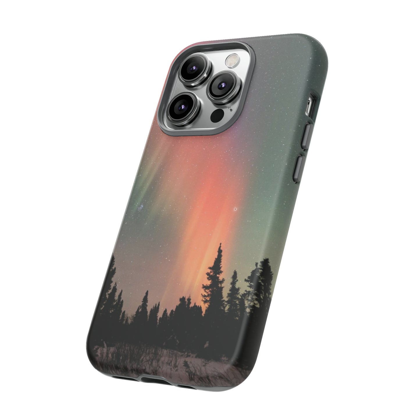Red Aurora Tough Phone Case
