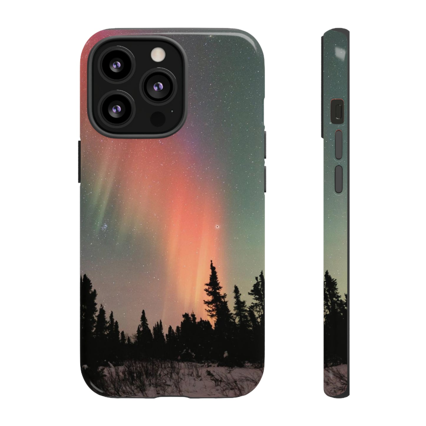 Red Aurora Tough Phone Case