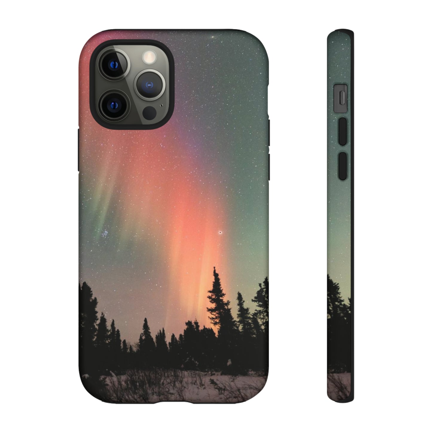 Red Aurora Tough Phone Case