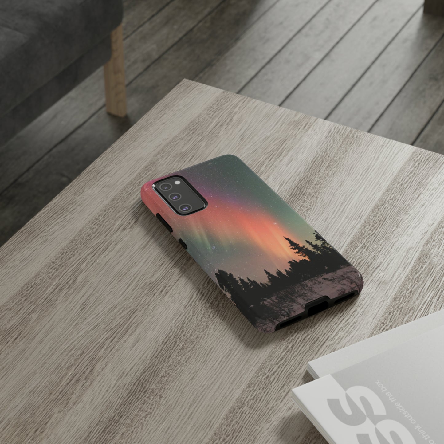 Red Aurora Tough Phone Case