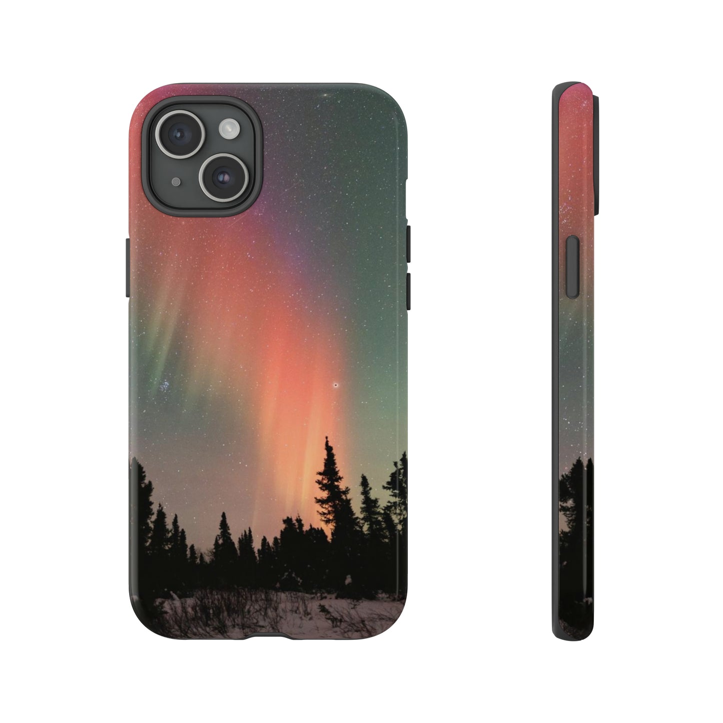 Red Aurora Tough Phone Case