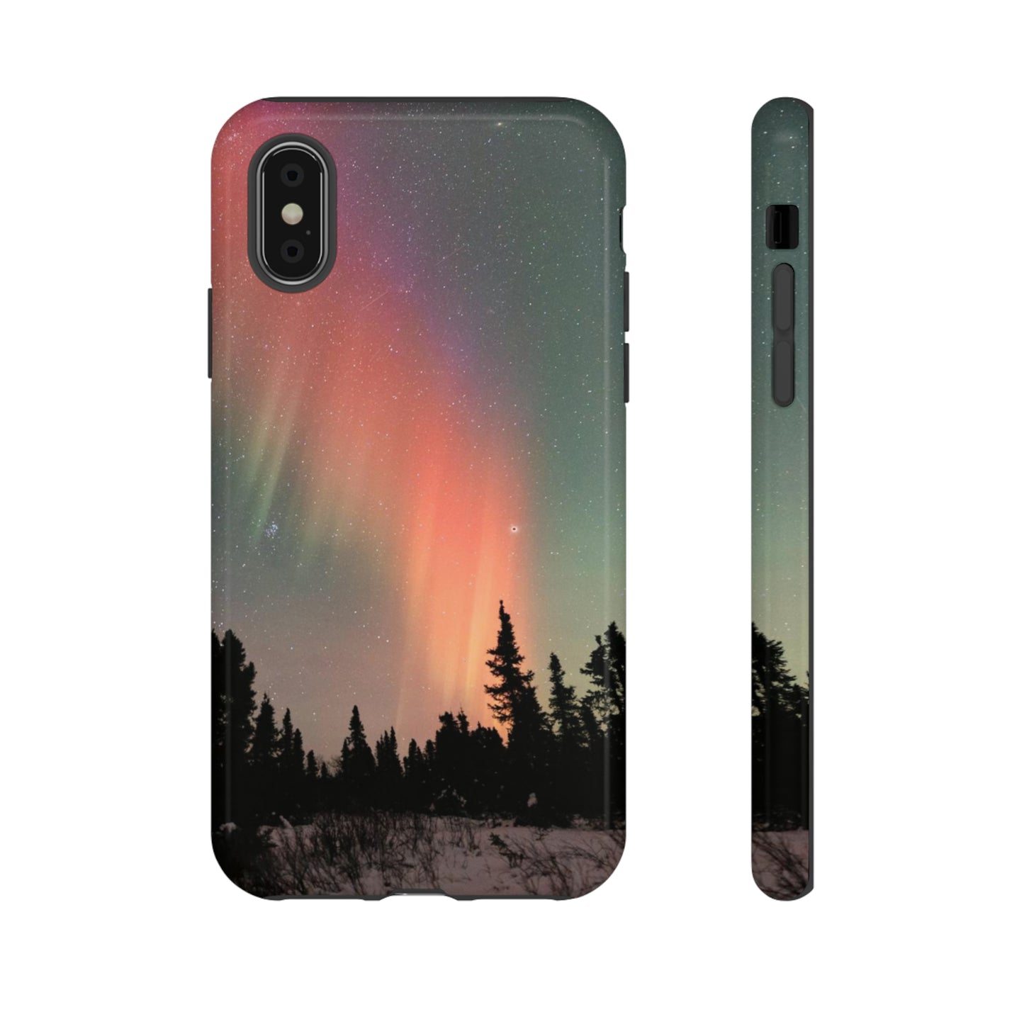 Red Aurora Tough Phone Case
