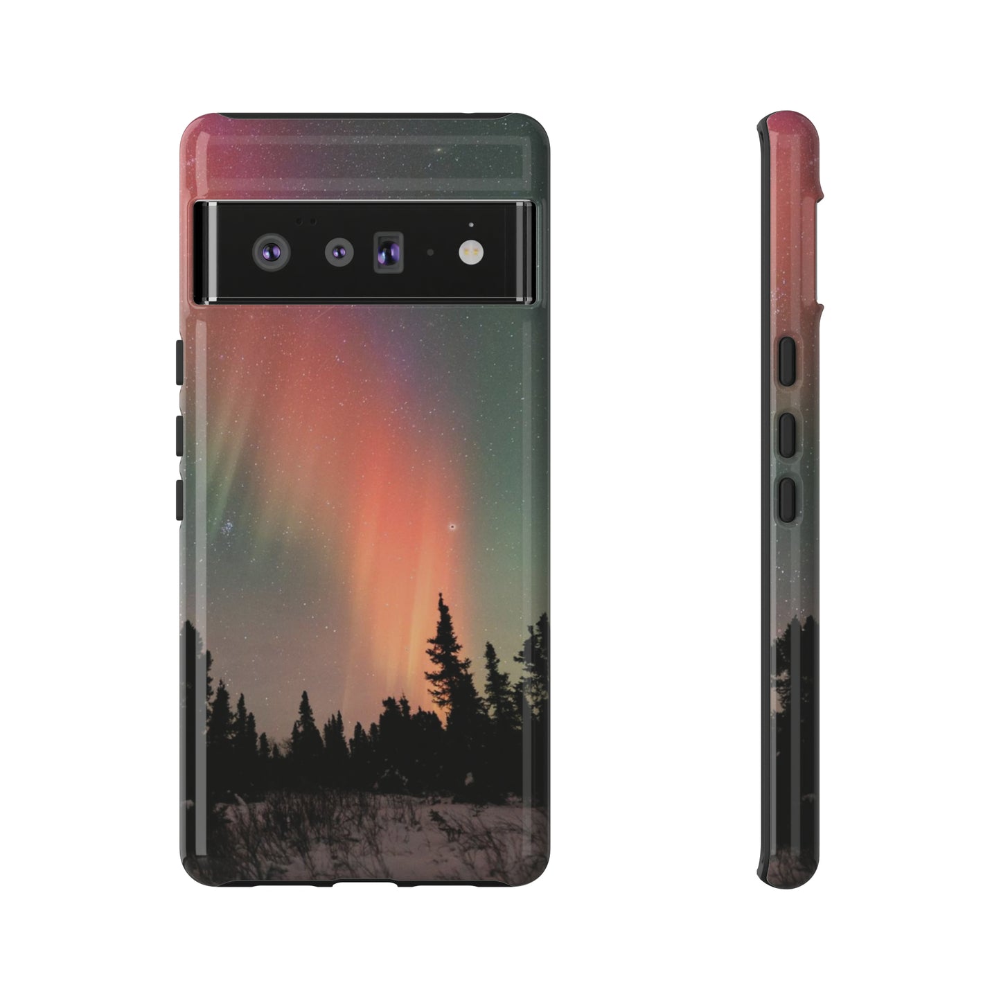 Red Aurora Tough Phone Case