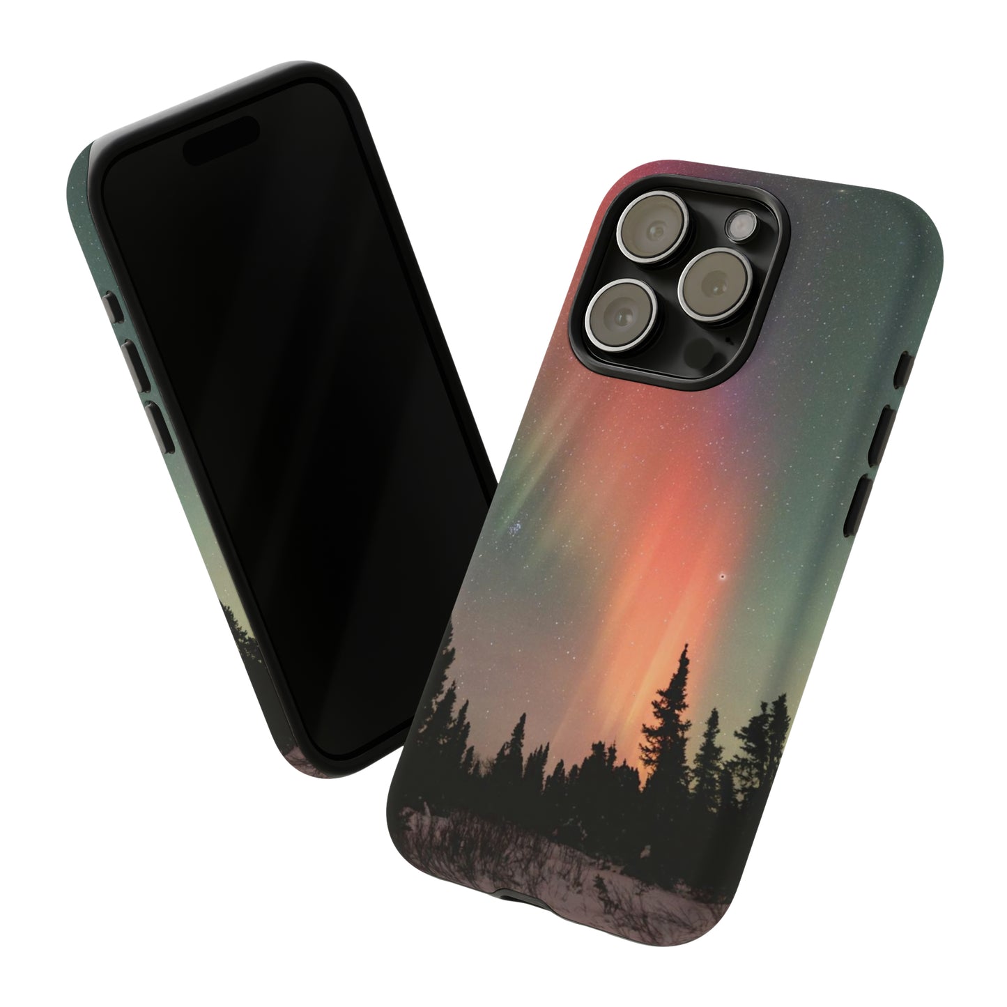 Red Aurora Tough Phone Case