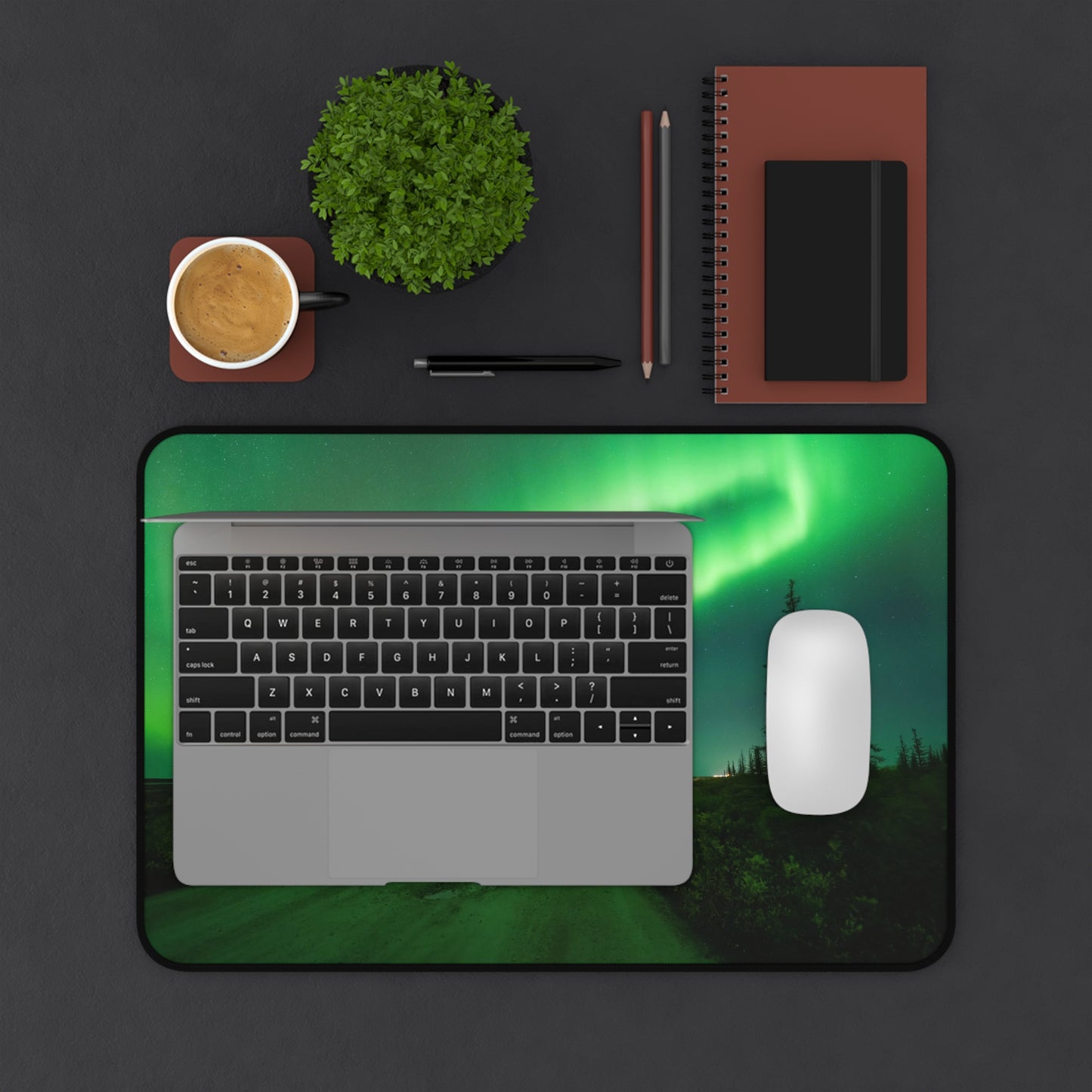 Aurora Borealis Desk Mat