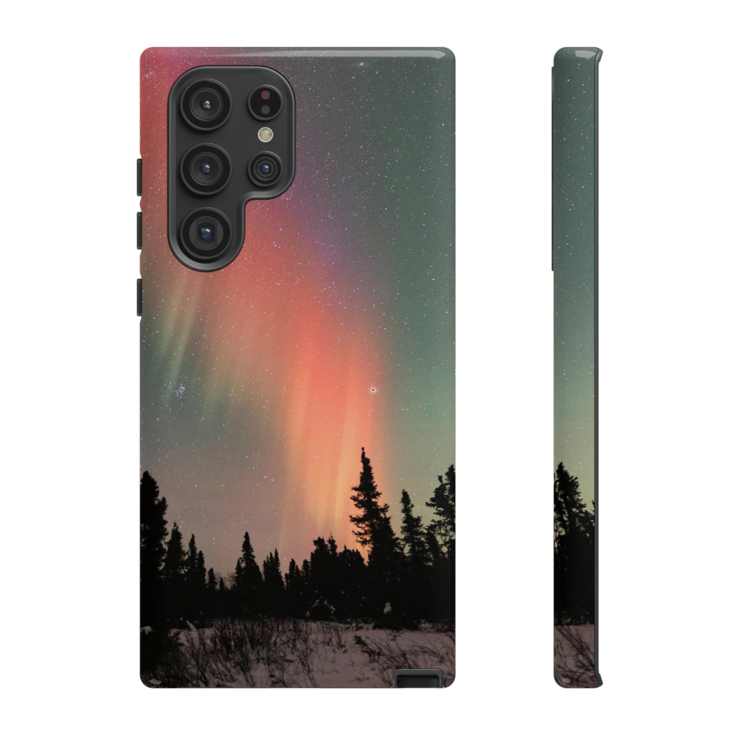 Red Aurora Tough Phone Case