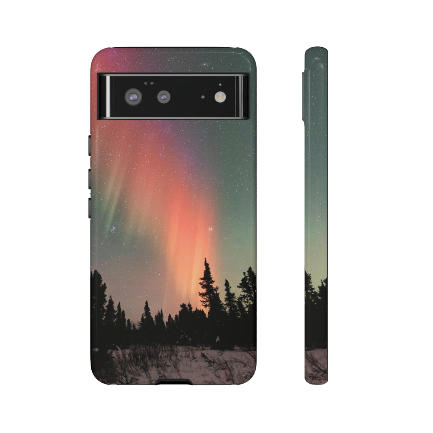 Red Aurora Tough Phone Case