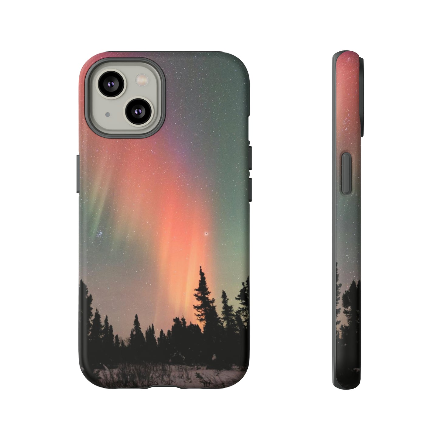 Red Aurora Tough Phone Case
