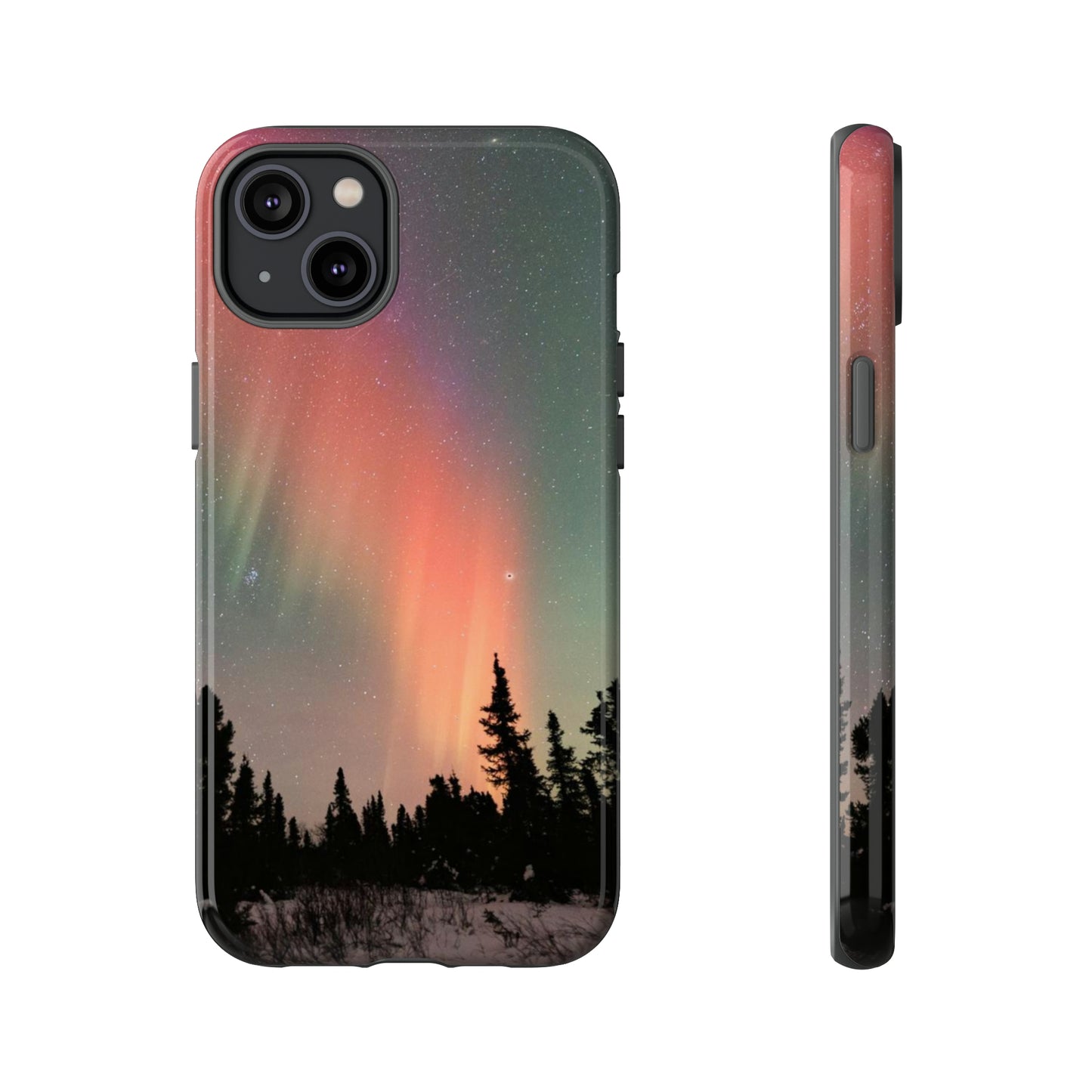 Red Aurora Tough Phone Case
