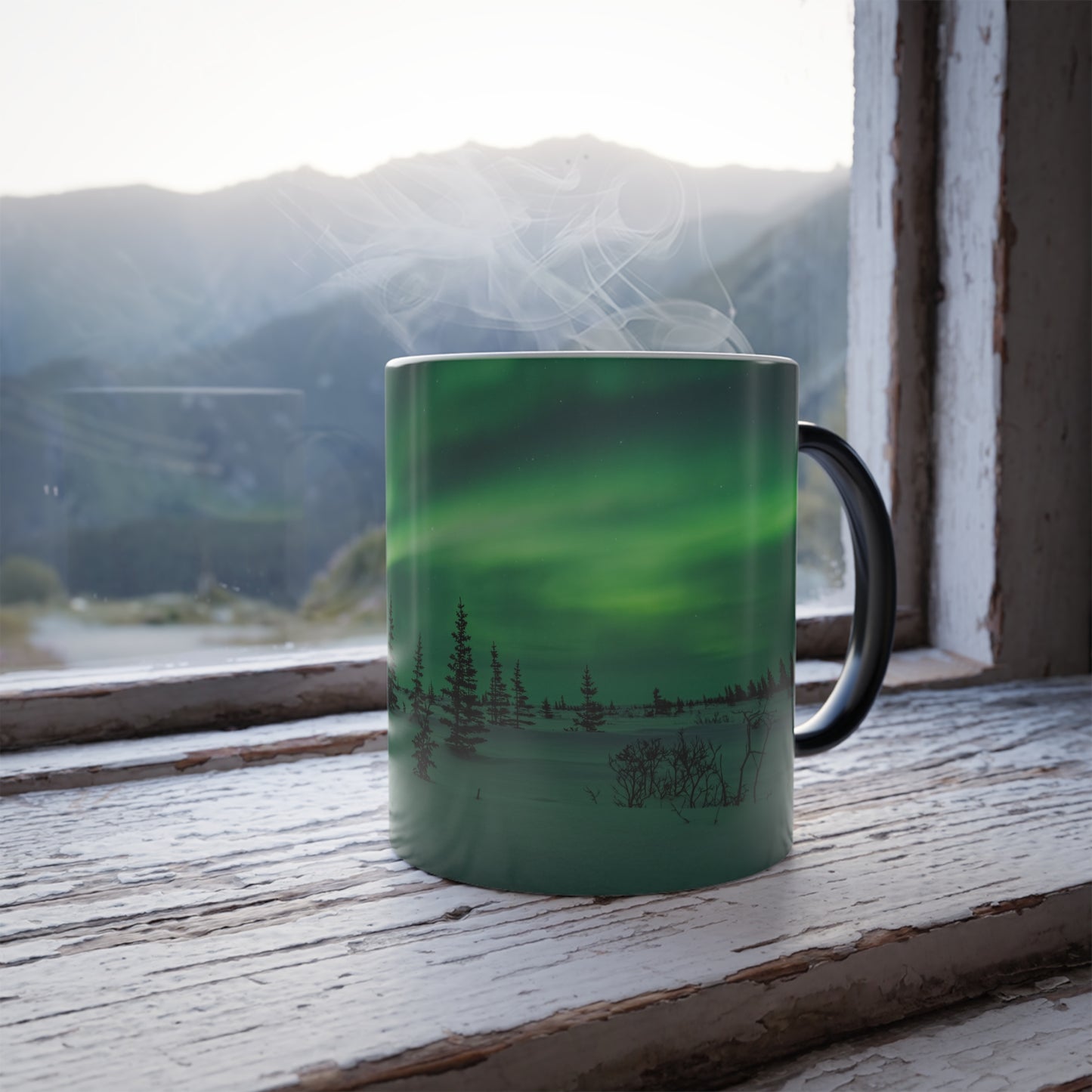 Aurora Borealis Magic Mug