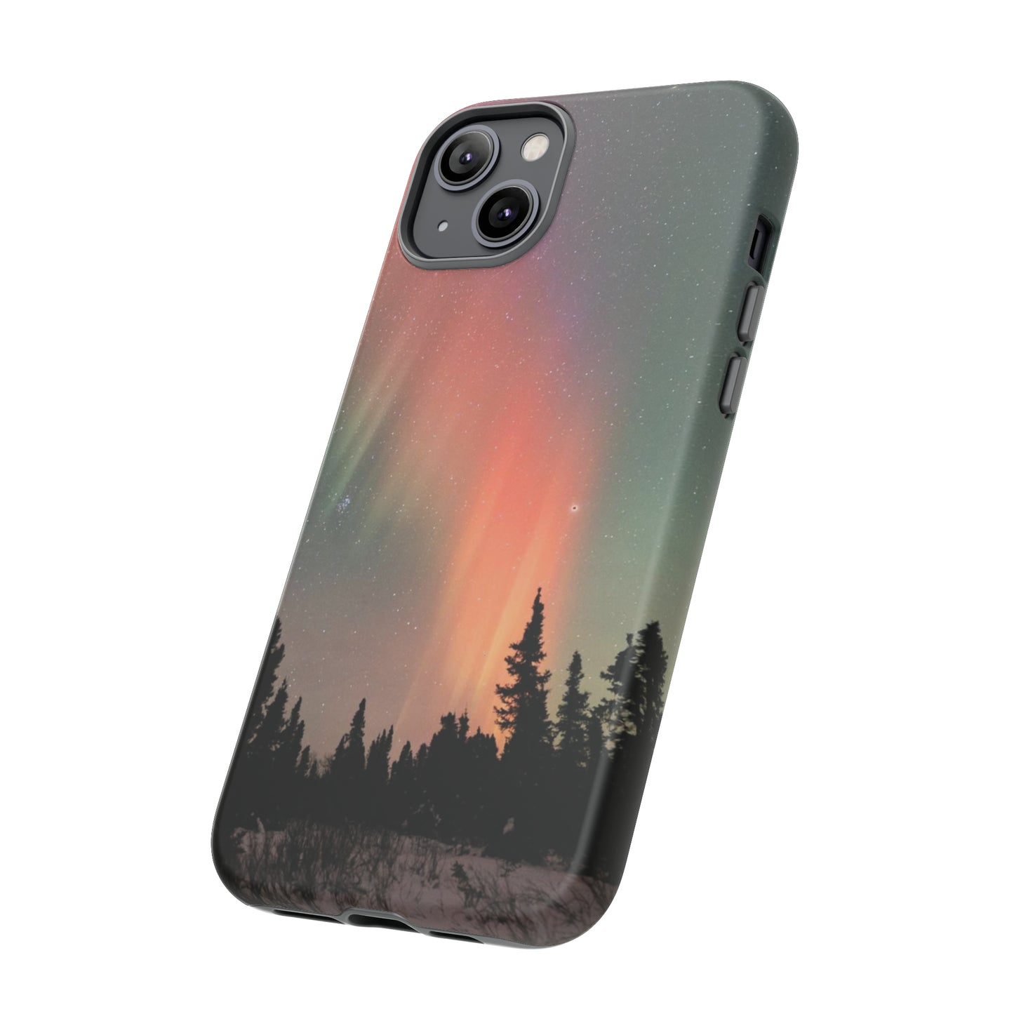 Red Aurora Tough Phone Case