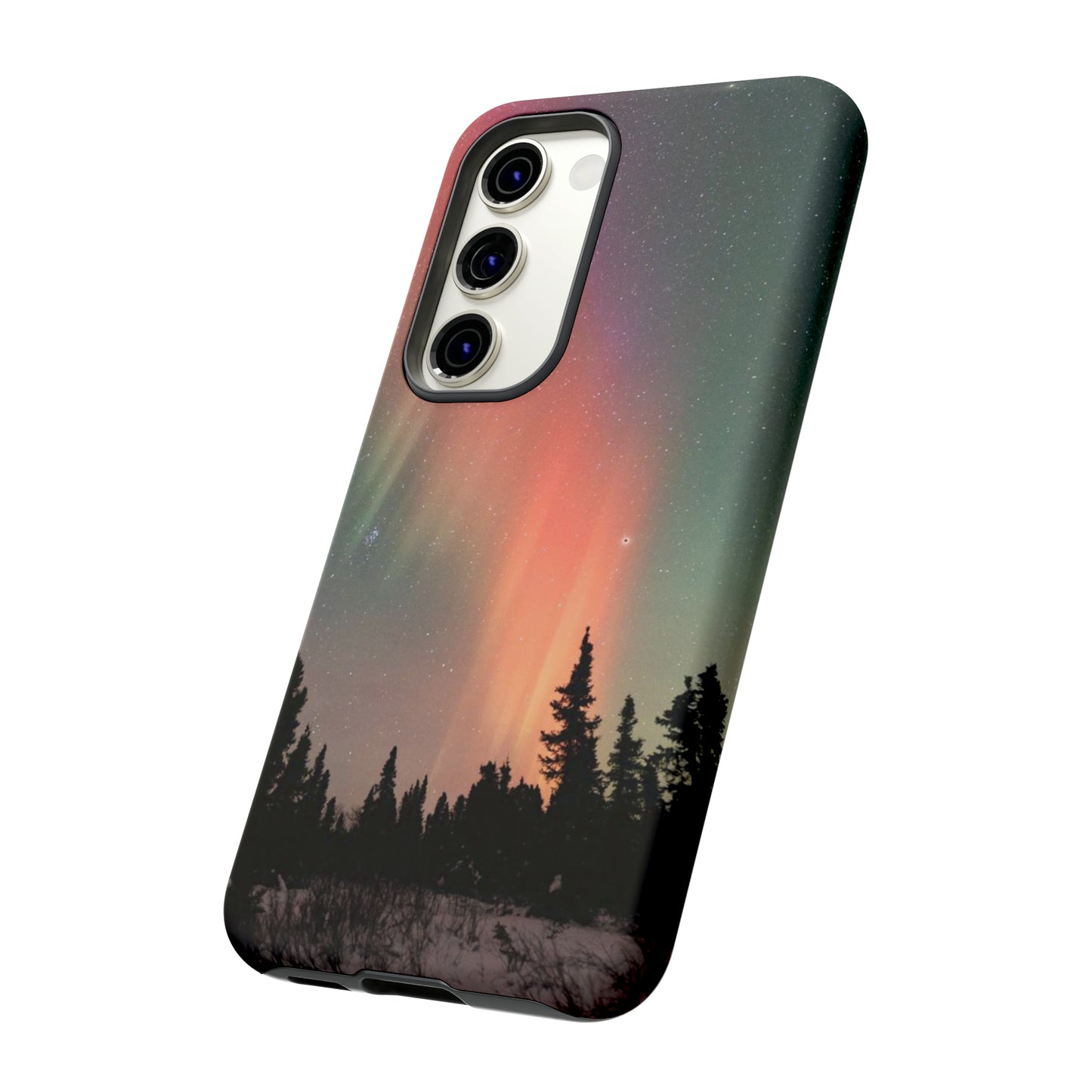 Red Aurora Tough Phone Case