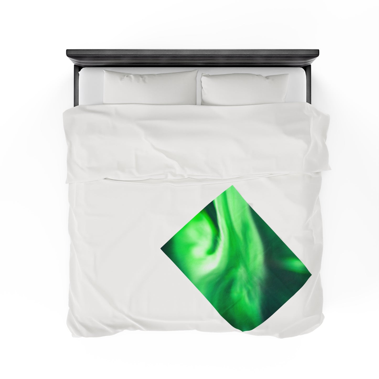 Aurora Borealis Corona Pattern Velveteen Plush Blanket