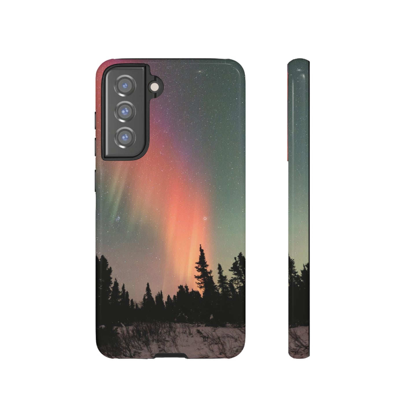Red Aurora Tough Phone Case
