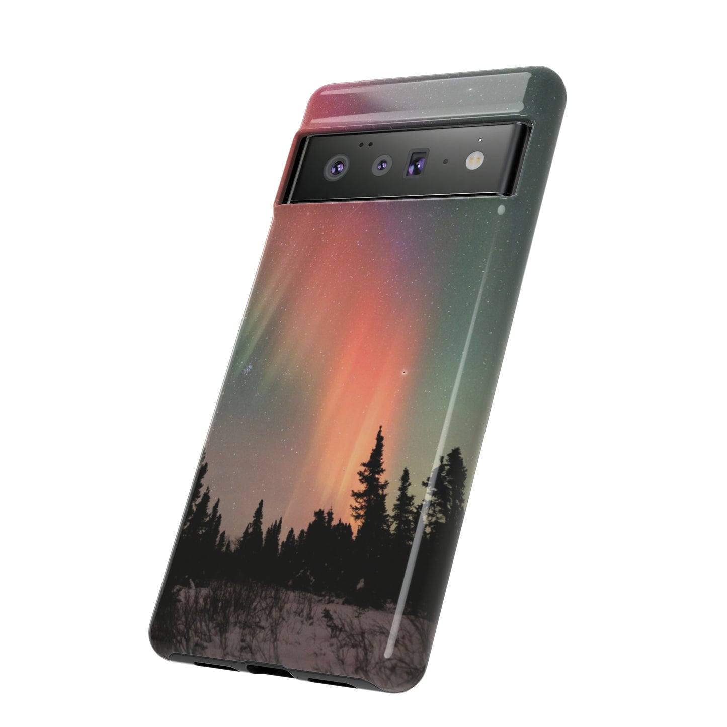 Red Aurora Tough Phone Case