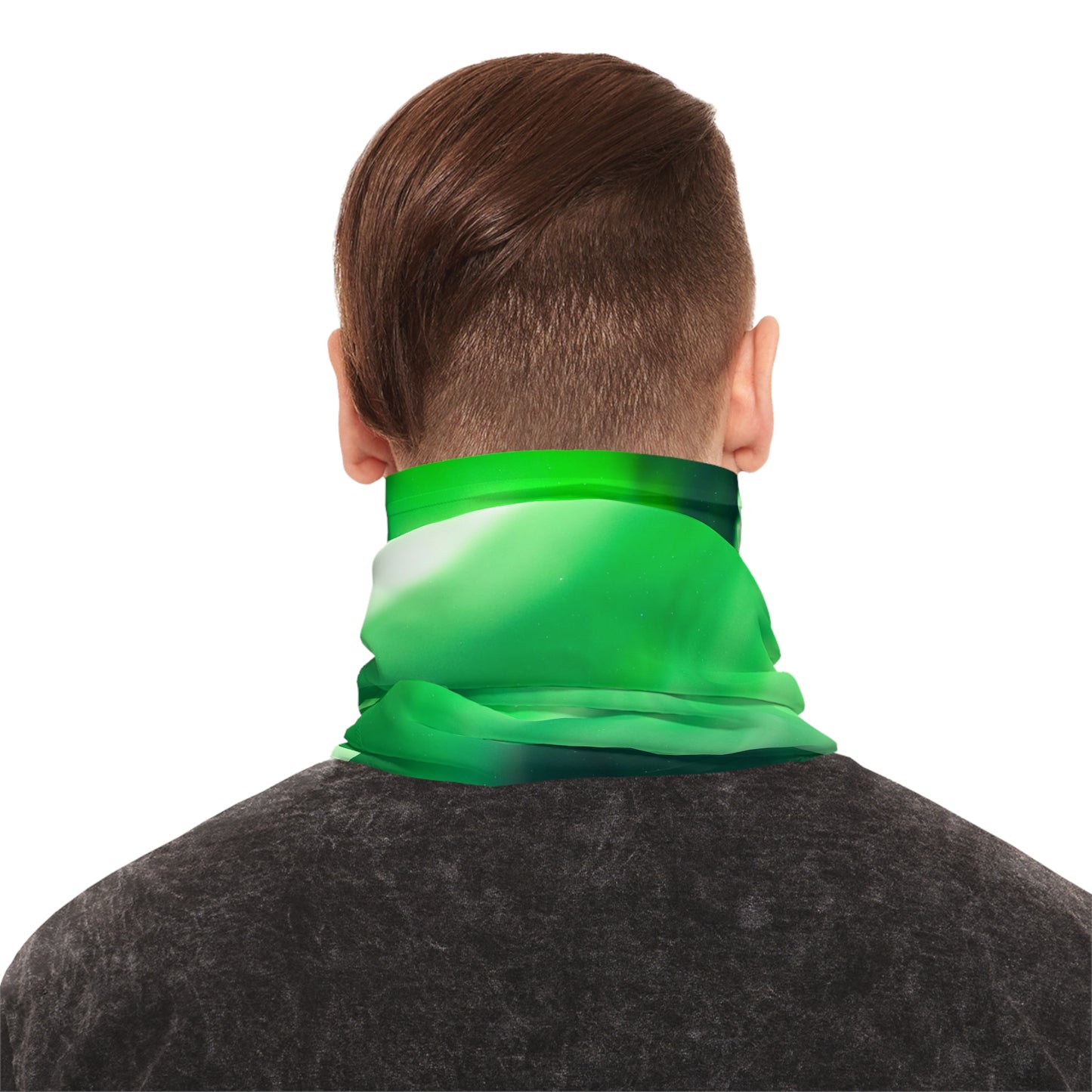 Aurora Borealis Corona Pattern Lightweight Neck Gaiter