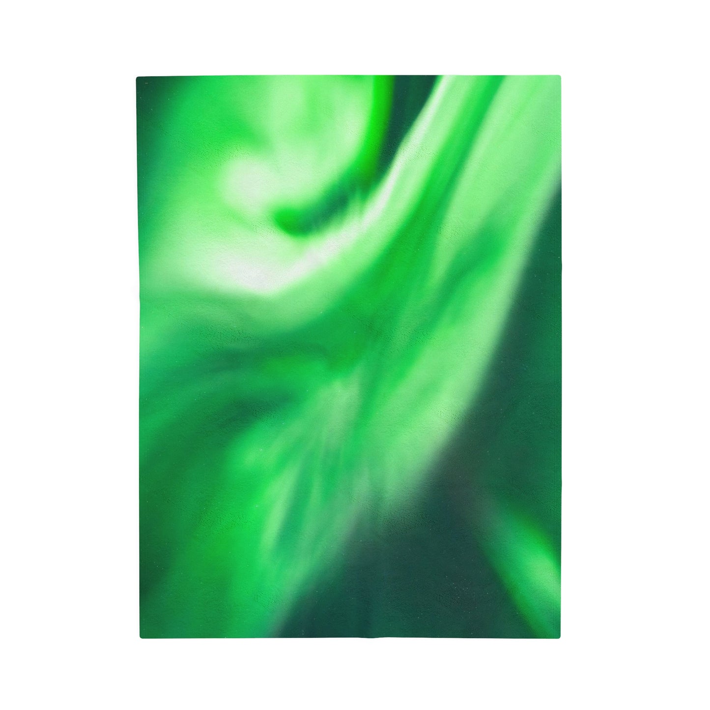 Aurora Borealis Corona Pattern Velveteen Plush Blanket