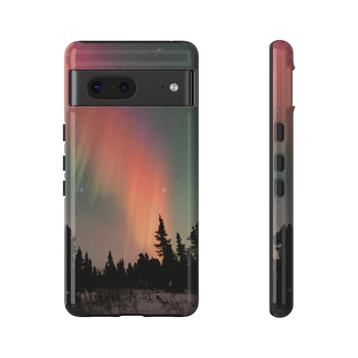 Red Aurora Tough Phone Case