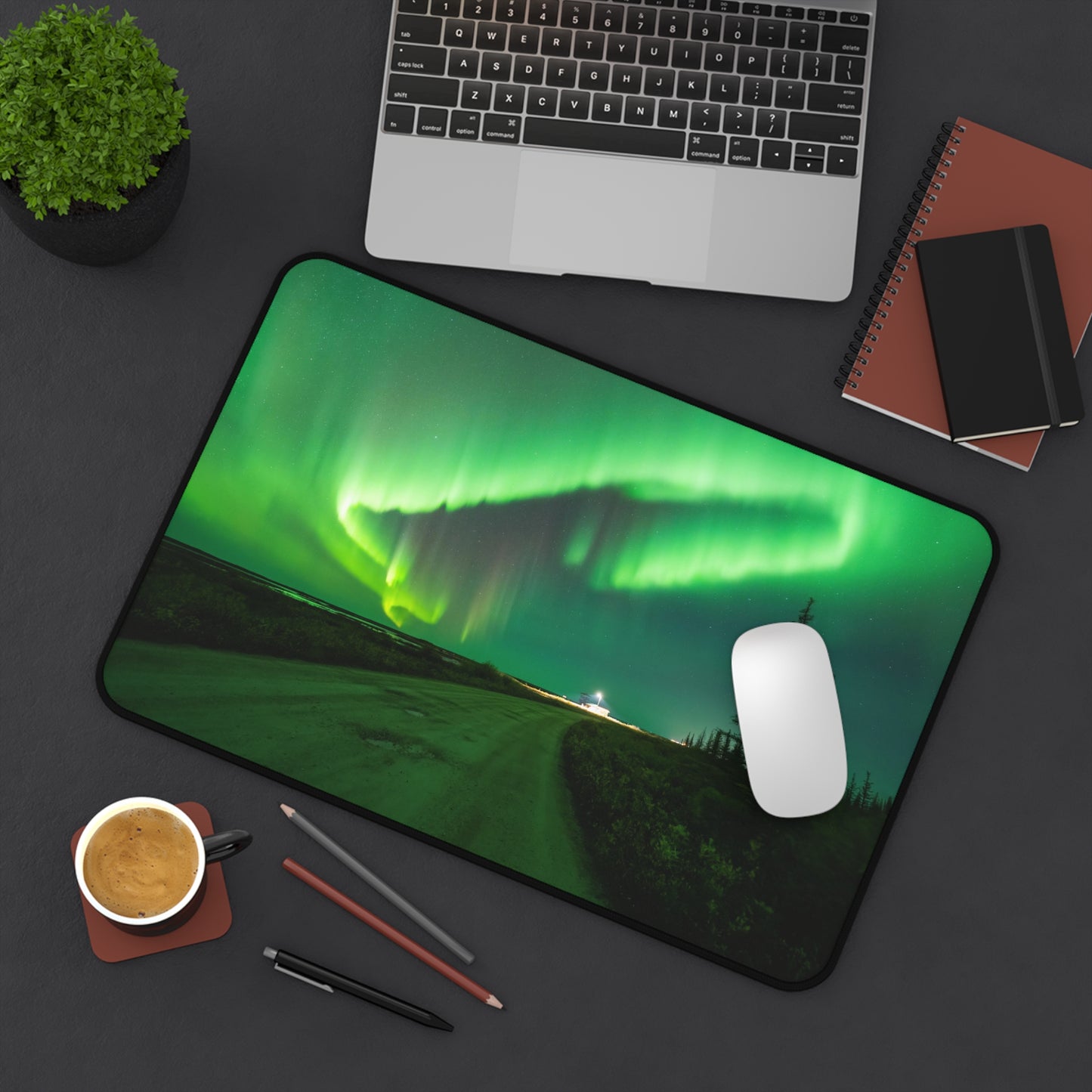 Aurora Borealis Desk Mat