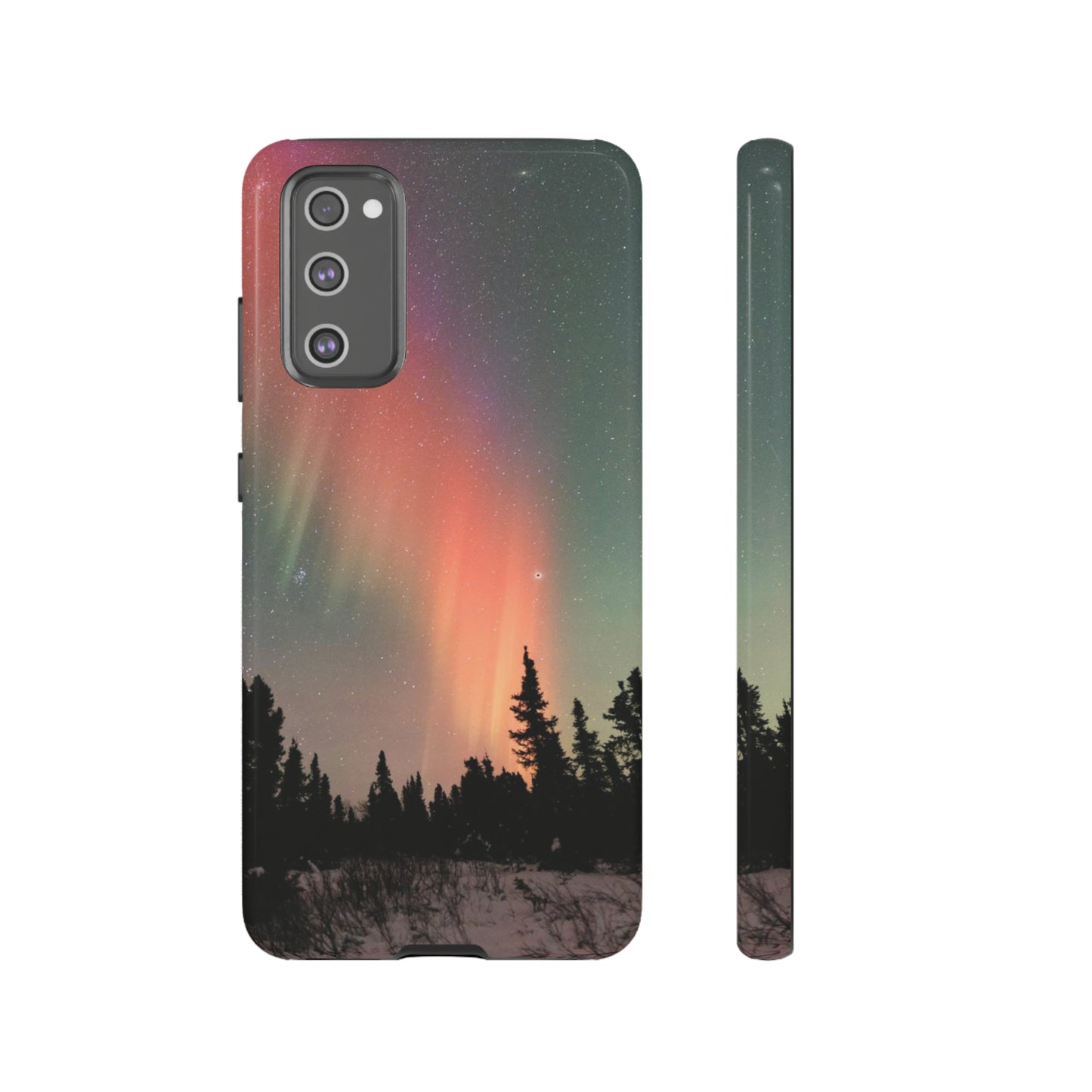 Red Aurora Tough Phone Case