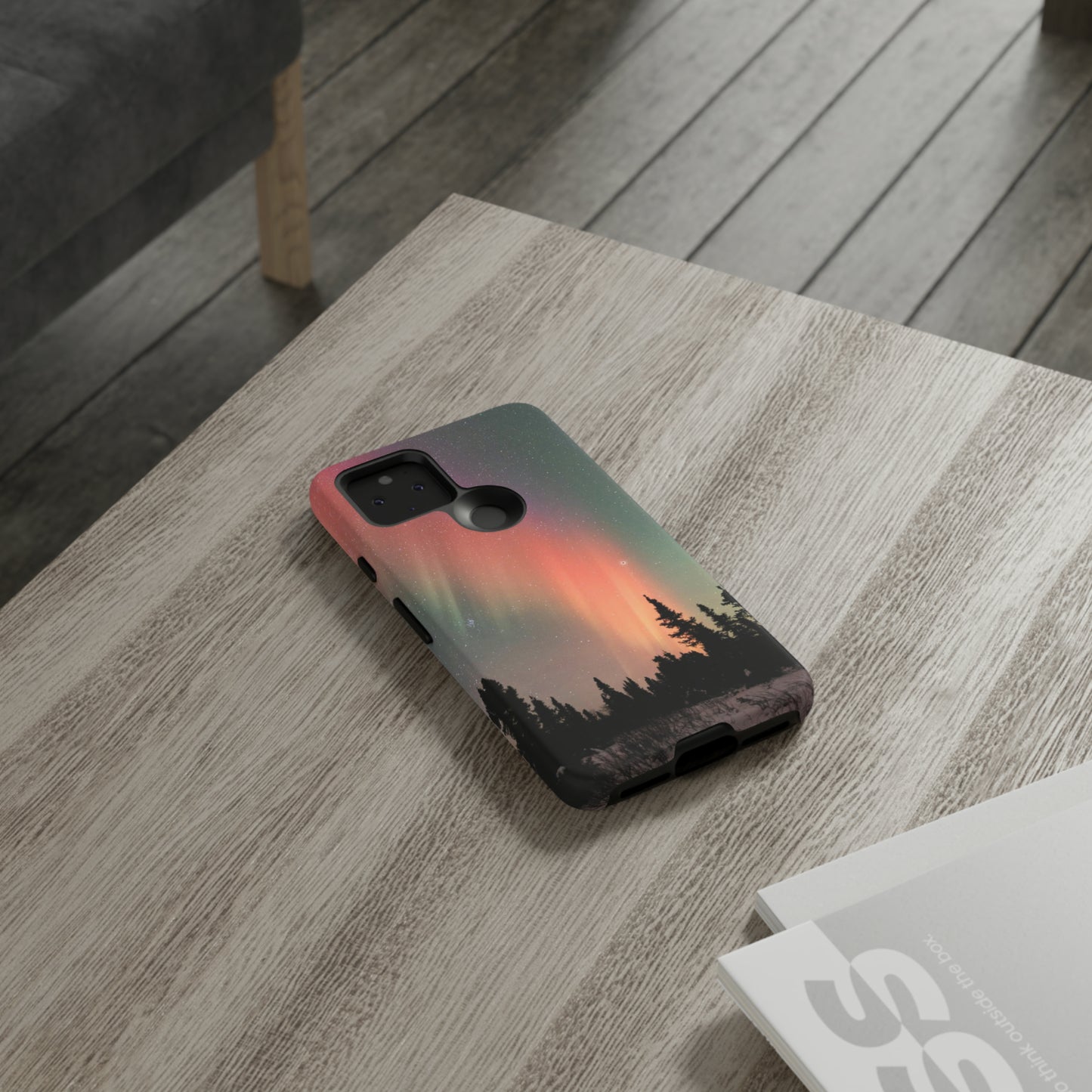 Red Aurora Tough Phone Case