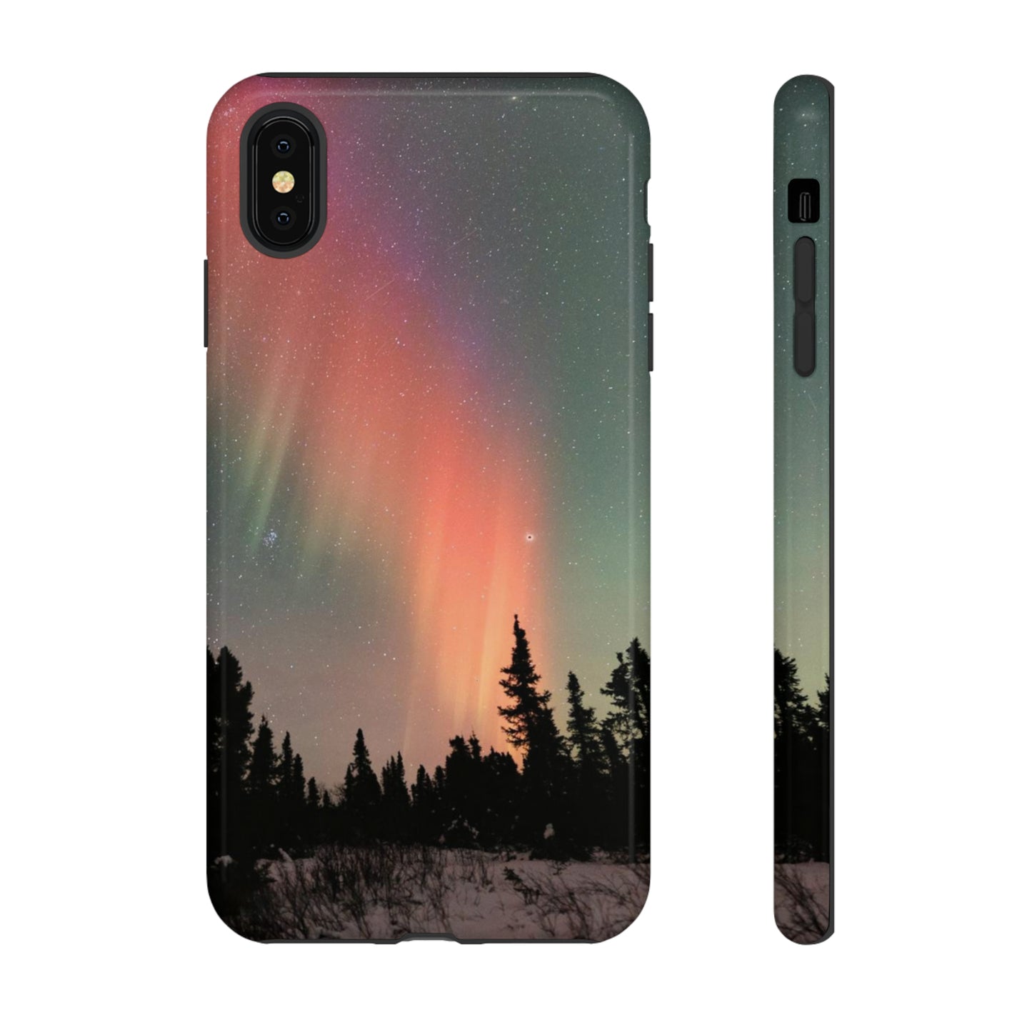 Red Aurora Tough Phone Case