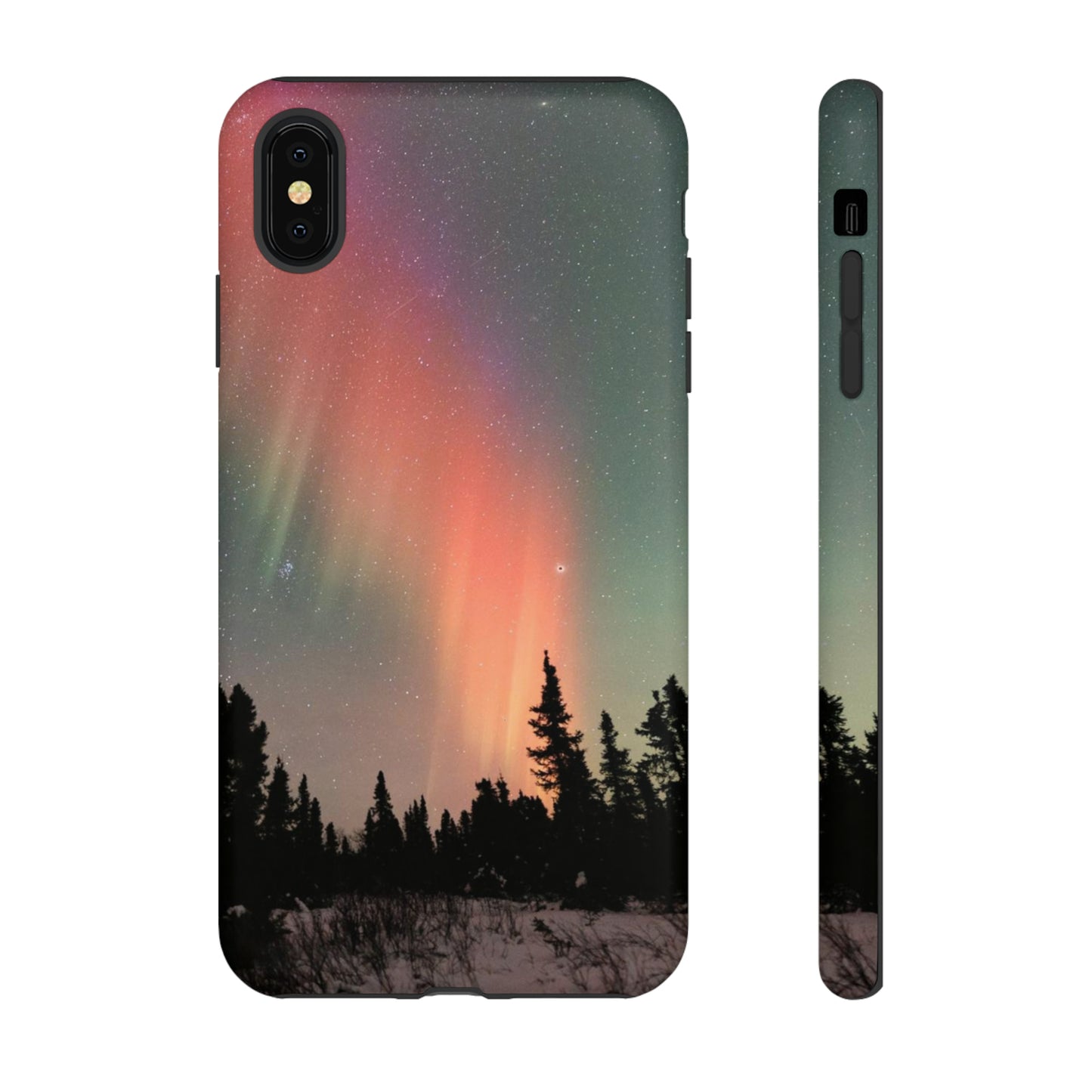 Red Aurora Tough Phone Case