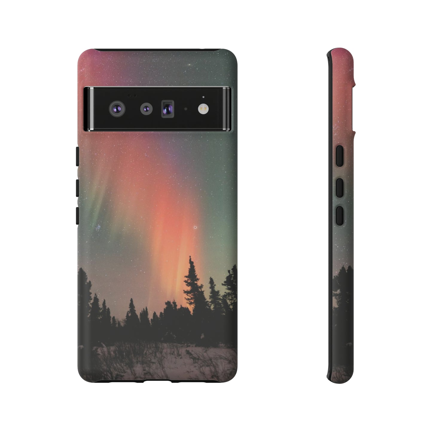 Red Aurora Tough Phone Case