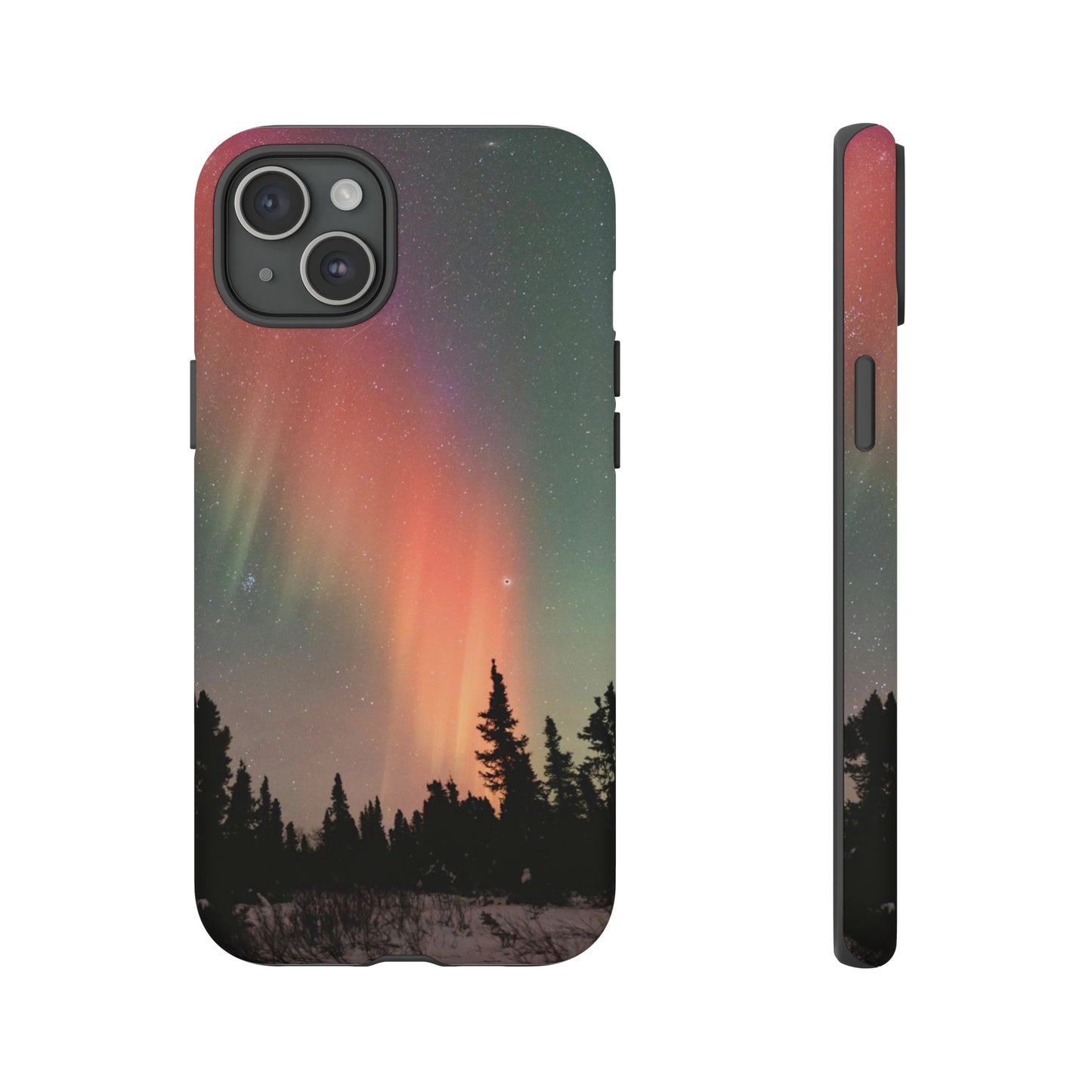 Red Aurora Tough Phone Case