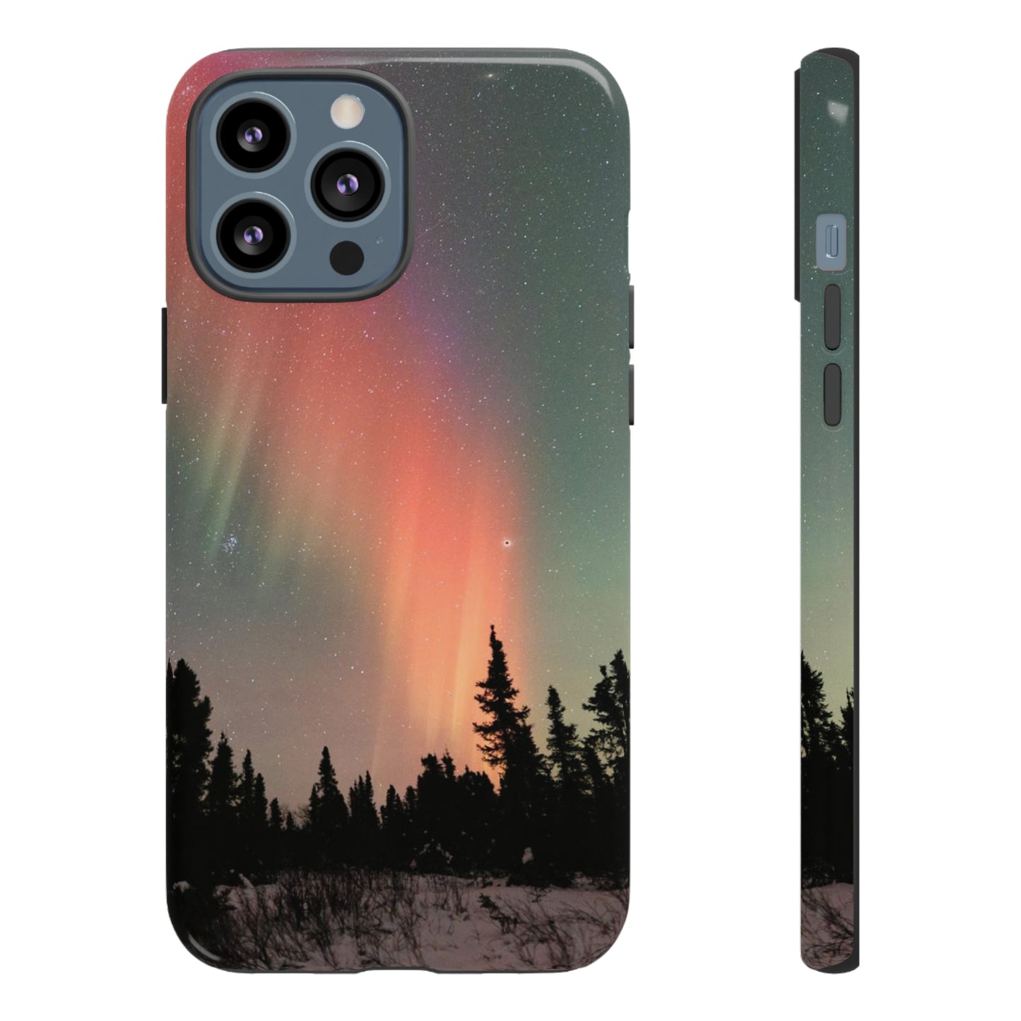 Red Aurora Tough Phone Case