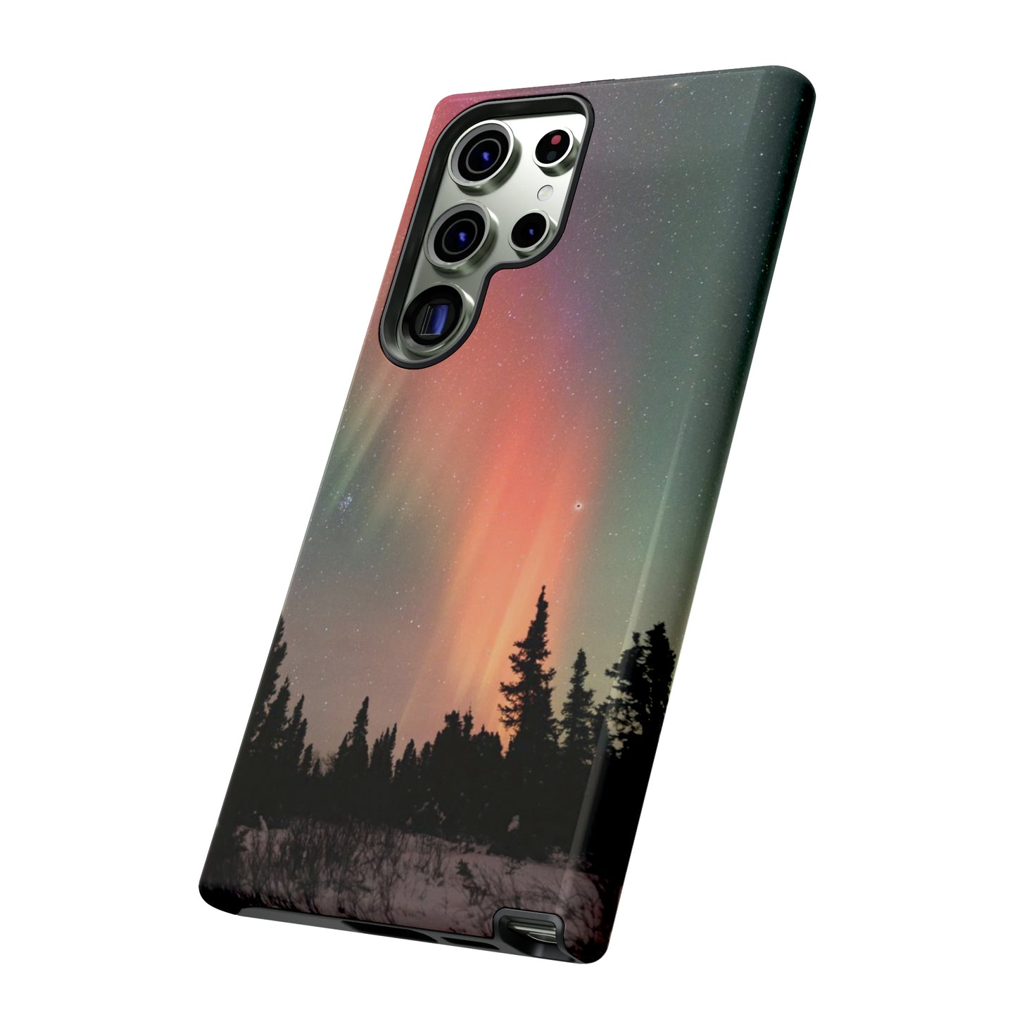 Red Aurora Tough Phone Case