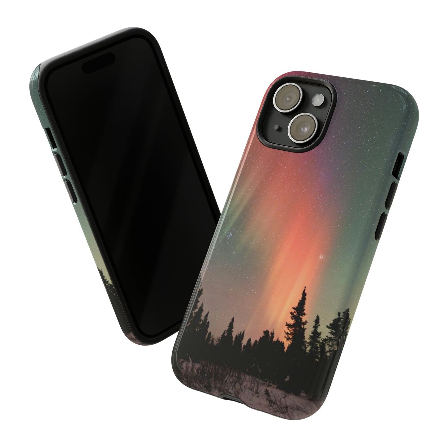 Red Aurora Tough Phone Case
