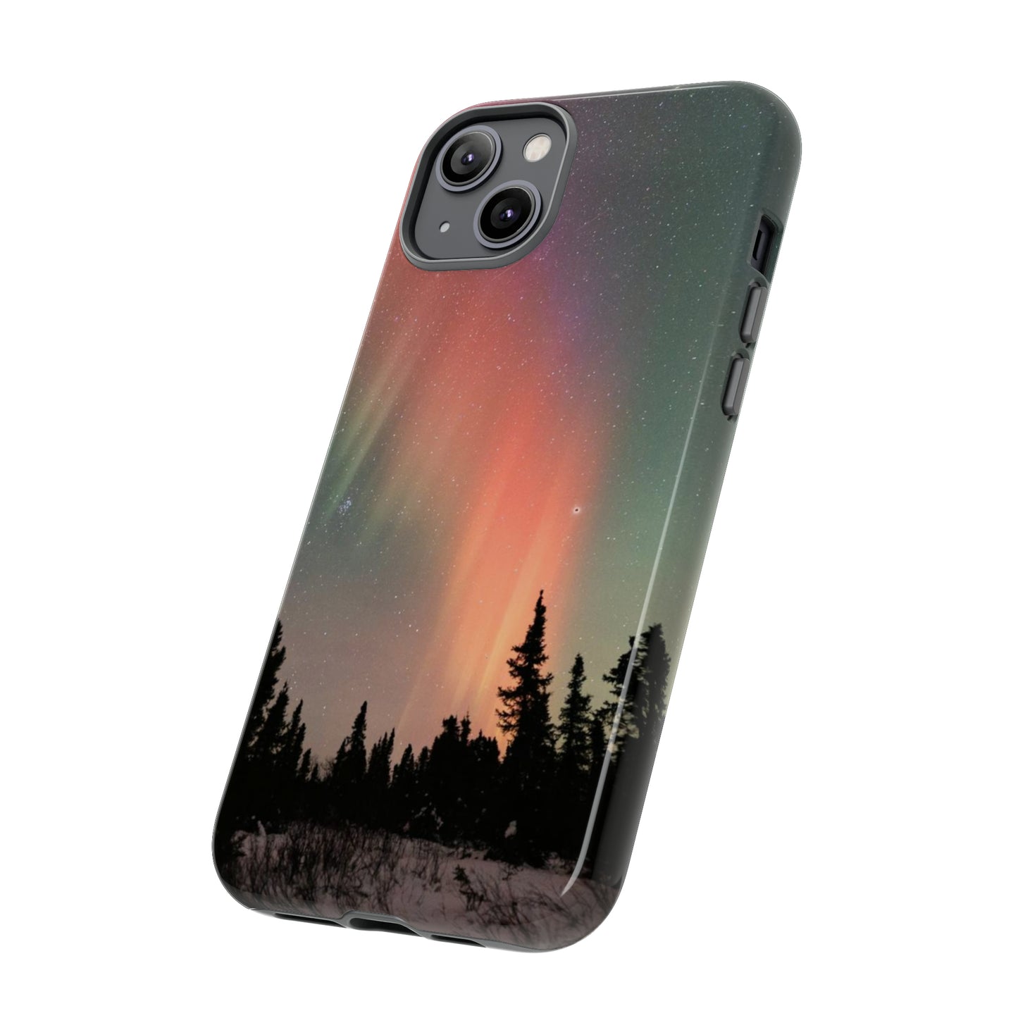 Red Aurora Tough Phone Case