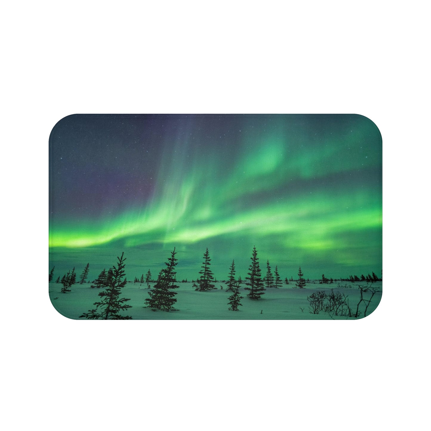 Aurora Borealis Bath Mat