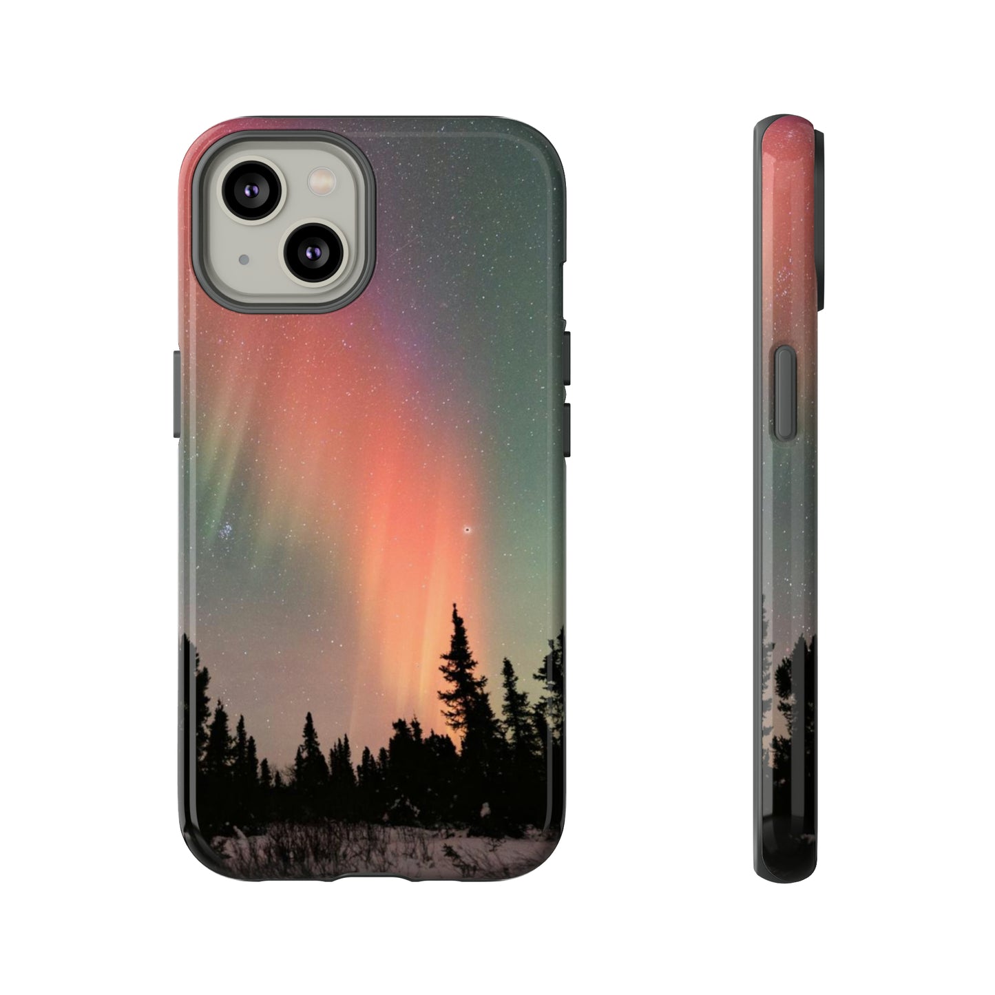 Red Aurora Tough Phone Case