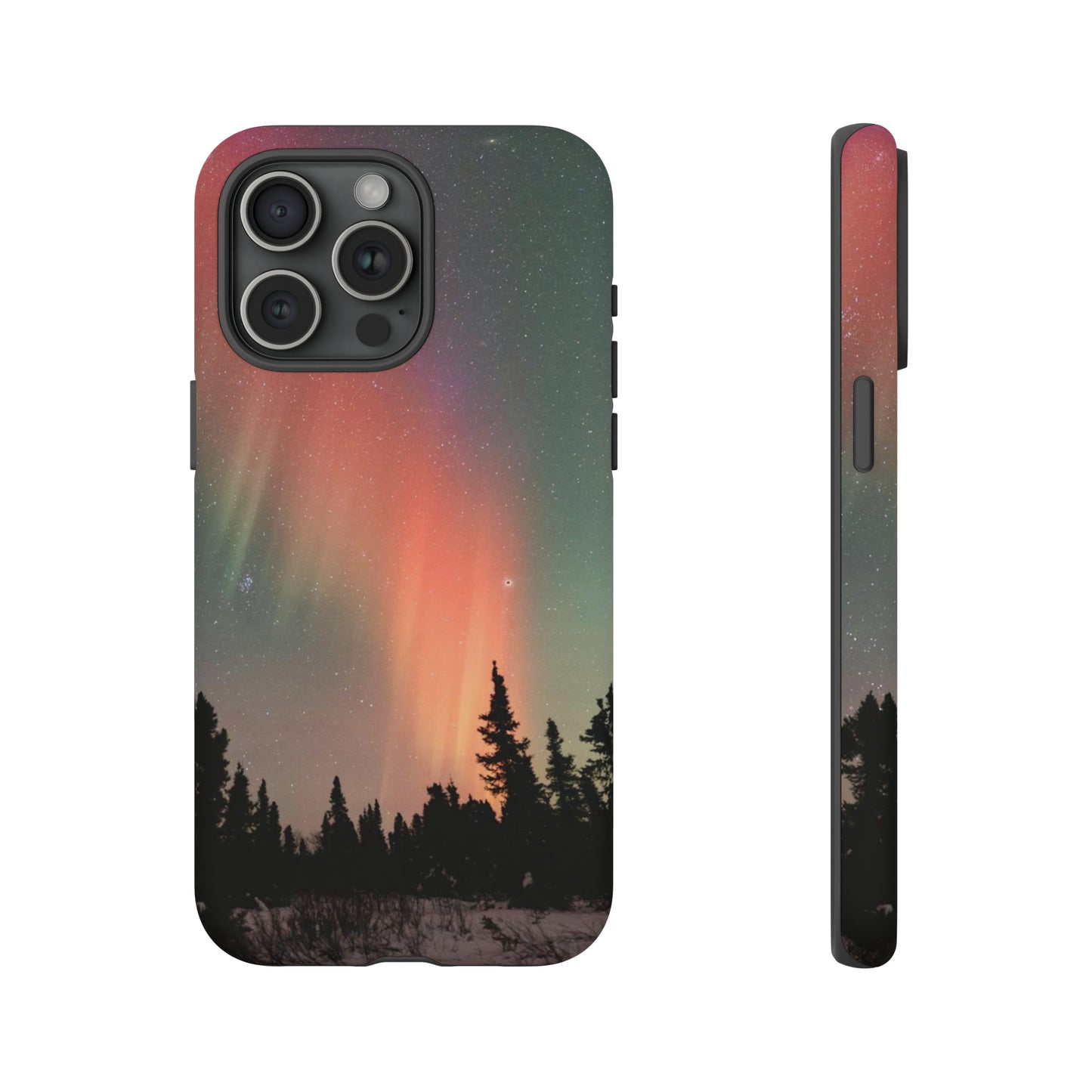Red Aurora Tough Phone Case