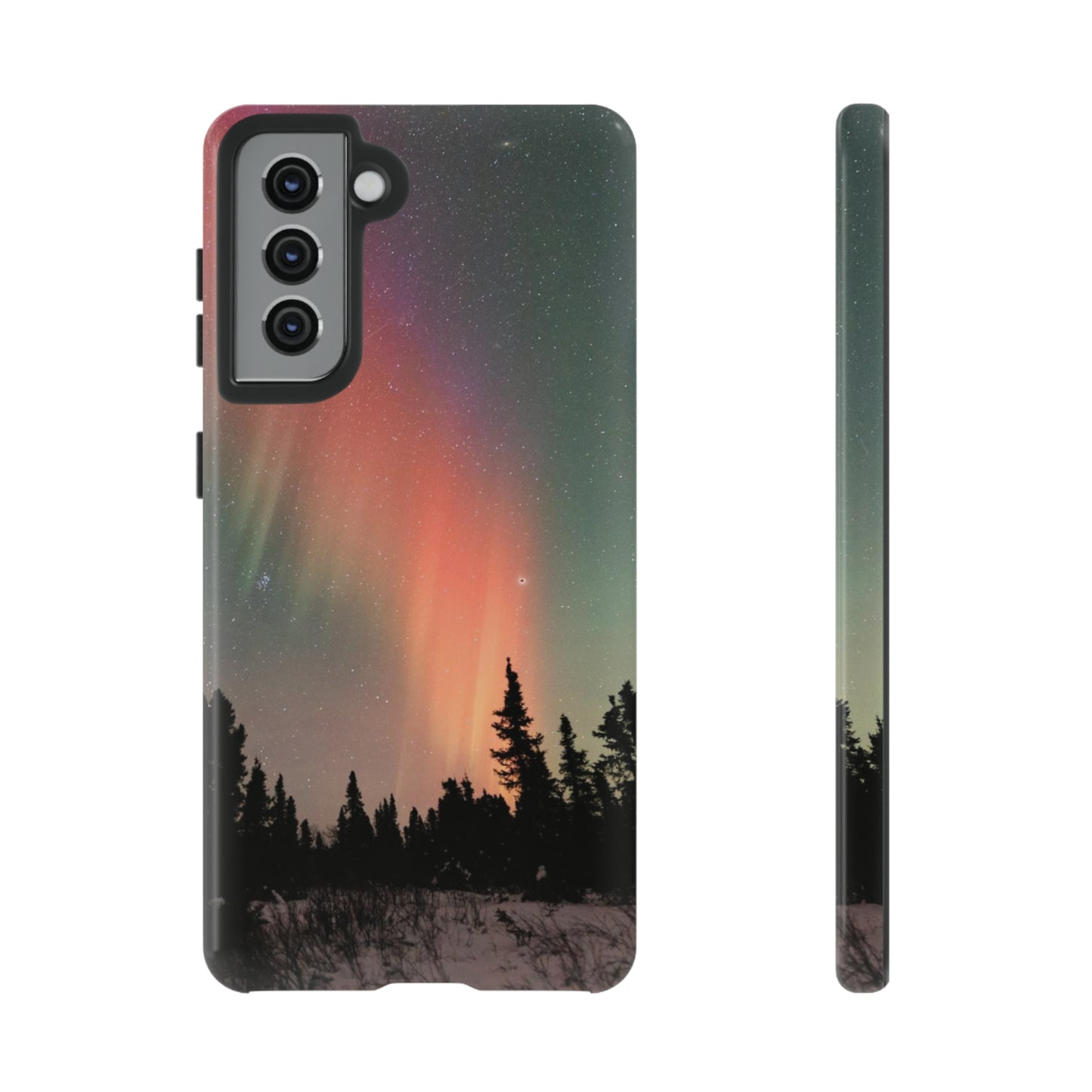 Red Aurora Tough Phone Case