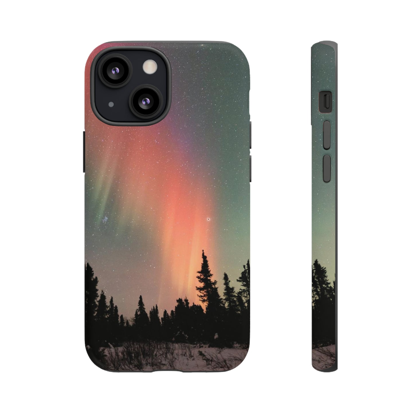 Red Aurora Tough Phone Case